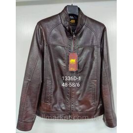 Фотография Куртка мужская демисезонная, кожзам, размеры 48-58 "ANGELIS" недорого от прямого поставщика