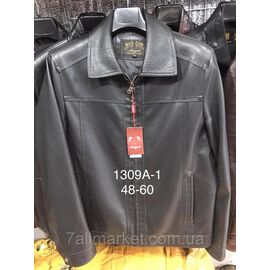Фотография Куртка мужская демисезонная, кожзам, размеры 48-60"ANGELIS" недорого от прямого поставщика