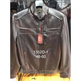 Фотография Куртка мужская демисезонная, кожзам, размеры 48-60 "ANGELIS" недорого от прямого поставщика