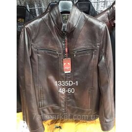 Фотография Куртка мужская демисезонная, кожзам, размеры 48-60 "ANGELIS" недорого от прямого поставщика