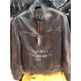 Фотография Куртка мужская демисезонная, кожзам, размеры 48-60 "ANGELIS" недорого от прямого поставщика