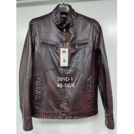 Фотография Куртка мужская демисезонная, кожзам, размеры 48-58 "ANGELIS" недорого от прямого поставщика