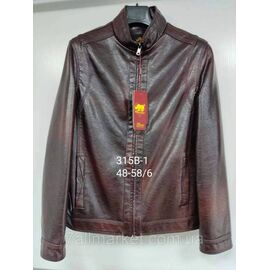 Фотография Куртка мужская демисезонная, кожзам, размеры 48-58 "ANGELIS" недорого от прямого поставщика