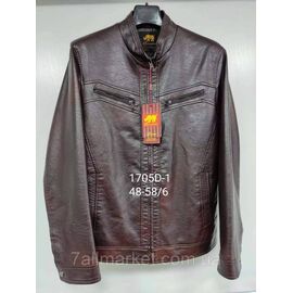 Фотография Куртка мужская демисезонная, кожзам, размеры 48-58 "ANGELIS" недорого от прямого поставщика