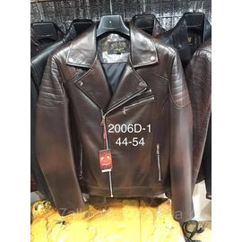 Фотография Куртка-косуха мужская демисезонная, кожзам, размеры 44-54 "ANGELIS" недорого от прямого поставщика