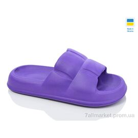 Шльопанці жіночі полегшені Літо ПЖ48 фіолет (8 пар р.36-41) "Inblue" недорого оптом від прямого постачальника