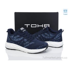 Фотография Кроссовки женские модные Весна/осень 028 navy (8 пар р.36-41) "Laguna" недорого оптом от прямого поставщика