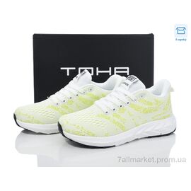 Фотография Кроссовки женские модные Весна/осень 028 white-green (8 пар р.36-41) "Laguna" недорого оптом от прямого поставщика