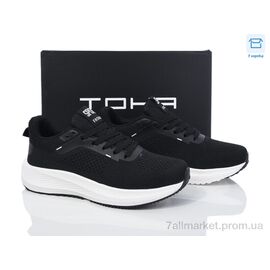 Фотография Кроссовки женские модные Весна/осень 2315 black-white (8 пар р.36-41) "Laguna" недорого оптом от прямого поставщика