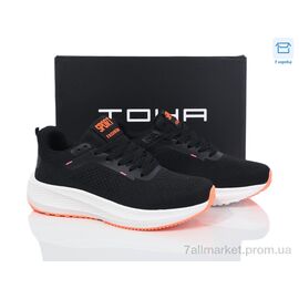 Кросівки жіночі модні Весна/осінь 2315 black-orange (8 пар р.36-41) "Laguna" недорого оптом від прямого постачальника