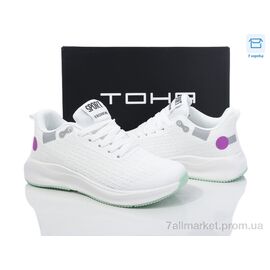 Фотография Кроссовки женские модные Весна/осень 169 white-green (8 пар р.36-41) "Laguna" недорого оптом от прямого поставщика