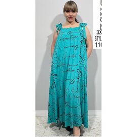 Фотография Сарафан женский 1109D l.blue р.48-52 "BASE" недорого оптом от прямого поставщика