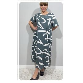 Фотография Платье летнее женское CL7308 d.grey р.2XL-6XL "BASE" недорого оптом от прямого поставщика