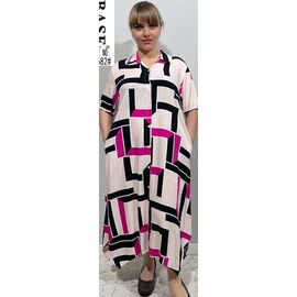 Фотография Платье летнее женское CL7582 crimson р.XL-5XL "BASE" недорого оптом от прямого поставщика