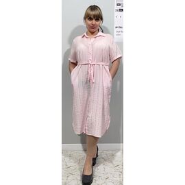 Фотография Сарафан женский CL839 pink р.2XL-6XL "BASE" недорого оптом от прямого поставщика