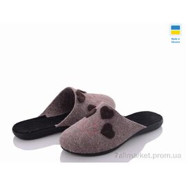 Фотография Тапки женские для дома Весна/осень 1 корич (6 пар р.36-40) "Inblue" недорого оптом от прямого поставщика
