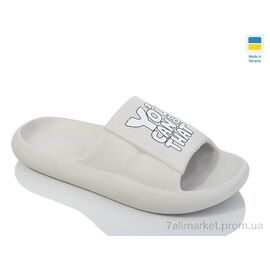 Шльопанці жіночі полегшені Літо DS67 св.сірий (8 пар р.36-41) "Inblue" недорого оптом від прямого постачальника