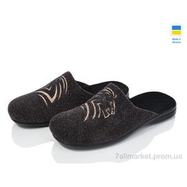 Тапки чоловічі домашні Весна/осінь 506-14 (6 пар р.41-45) "Inblue" недорого оптом від прямого постачальника