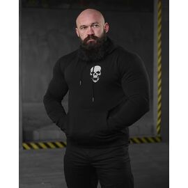 Фотография Худи мужской 704 black р.M-3XL "Madoka" недорого оптом от прямого поставщика