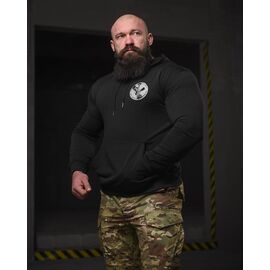 Фотография Худи мужской 708 black р.M-3XL "Madoka" недорого оптом от прямого поставщика