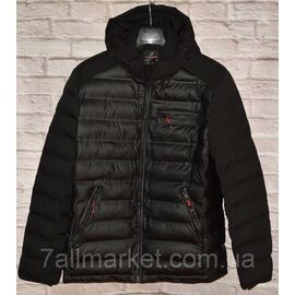 Фотография Куртка мужская демисезонная стеганная, с капюшоном размеры 48-56 "FUDIAO" недорого от прямого поставщика