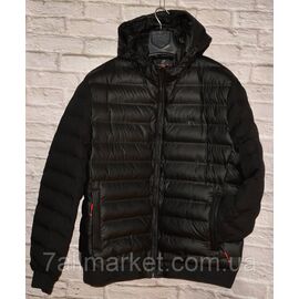 Фотография Куртка мужская демисезонная стеганная, с капюшоном размеры 60-68 "FUDIAO" недорого от прямого поставщика