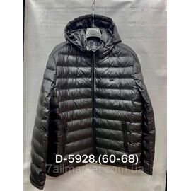 Куртка чоловіча демісезонна стьобана, з капюшоном розміри 60-68 "FUDIAO" недорого від прямого постачальника