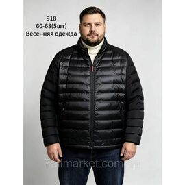 Фотография Куртка мужская демисезонная, стёганная  размеры 60-68 "FUDIAO" недорого от прямого поставщика