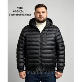 Фотография Куртка мужская демисезонная стеганная, с капюшоном размеры 60-68 "FUDIAO" недорого от прямого поставщика