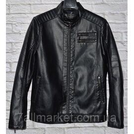 Фотография Куртка мужская кожзам демисезонная, размеры 48-58 "FUDIAO" недорого от прямого поставщика