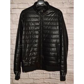 Фотография Куртка мужская кожзам, на молнии размеры 60-68 "FUDIAO" недорого от прямого поставщика