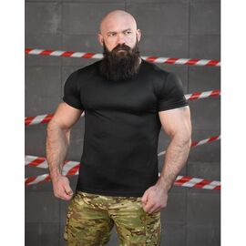 Футболка чоловіча 727 black р.M-3XL "Madoka" недорого оптом від прямого постачальника