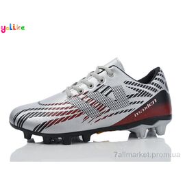 Футбольне взуття чоловічі Весна/осінь 01-34 grey (6 пар р.40-45) "Yalike" недорого оптом від прямого постачальника