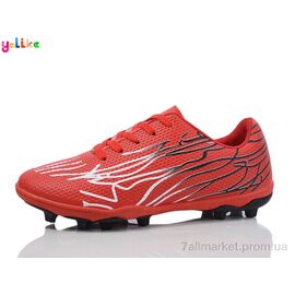 Футбольне взуття чоловічі Весна/осінь 011-32 red (6 пар р.40-45) "Yalike" недорого оптом від прямого постачальника