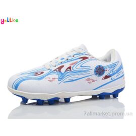 Футбольне взуття чоловічі Весна/осінь 02-34 white (6 пар р.40-45) "Yalike" недорого оптом від прямого постачальника
