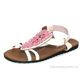 Фотография Босоножки женские летние Лето Ж060Б розовый (8 пар р.36-40) "Waldem" недорого оптом от прямого поставщика