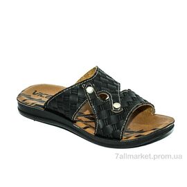 Фотография Шлепки детские летние Лето ДМ031 черный (6 пар р.31-35) "Waldem" недорого оптом от прямого поставщика