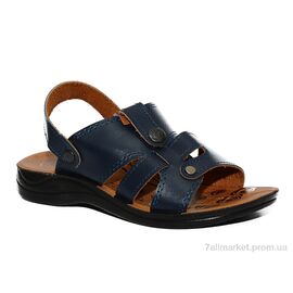 Фотография Сандалии детские летние Лето П240 син (6 пар р.35-39) "Waldem" недорого оптом от прямого поставщика