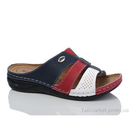 Фотография Шлепки женские облегченные Лето 1067 синій (6 пар р.36-41) "Sali-2" недорого оптом от прямого поставщика