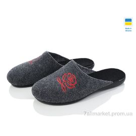 Фотография Тапки женские для дома Весна/осень 105-3 сірий (6 пар р.36-40) "Inblue" недорого оптом от прямого поставщика