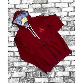 Фотография Кофта спортивная мужская 23-1-2 wine р.M-2XL "VICTORY" недорого оптом от прямого поставщика