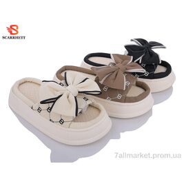 Фотография Шлепки женские облегченные Лето 7166 mix (12 пар р.36-41) "SCARRHETT" недорого оптом от прямого поставщика