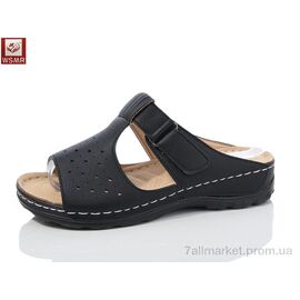 Фотография Шлепки женские облегченные Лето 8886-1 (8 пар р.37-42) "WSMR" недорого оптом от прямого поставщика