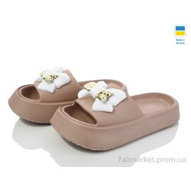 Шльопанці жіночі полегшені Літо 139-7 мокко (8 пар р.36-40) "Golden Lion" недорого оптом від прямого постачальника