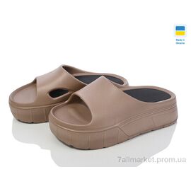 Шльопанці жіночі полегшені Літо 154 мокко (8 пар р.36-40) "Golden Lion" недорого оптом від прямого постачальника