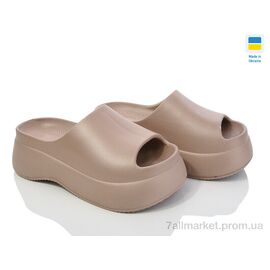 Шльопанці жіночі полегшені Літо 141 мокко (6 пар р.37-41) "Golden Lion" недорого оптом від прямого постачальника