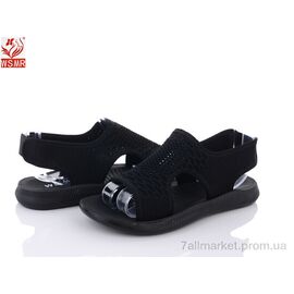 Фотография Босоножки женские летние Лето F08-1 (8 пар р.37-42) "WSMR" недорого оптом от прямого поставщика