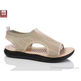 Фотография Босоножки женские летние Лето F07-5 (8 пар р.37-42) "WSMR" недорого оптом от прямого поставщика