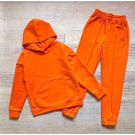 Костюм дитячий спортивний на дівчинку 2304 orange р.128-152 "LIMA SPORT" недорого оптом від прямого постачальника