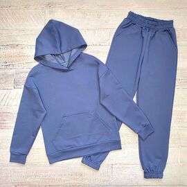 Фотография Костюм детский спортивный на девочку 2446 blue р.128-152 "LIMA SPORT" недорого оптом от прямого поставщика